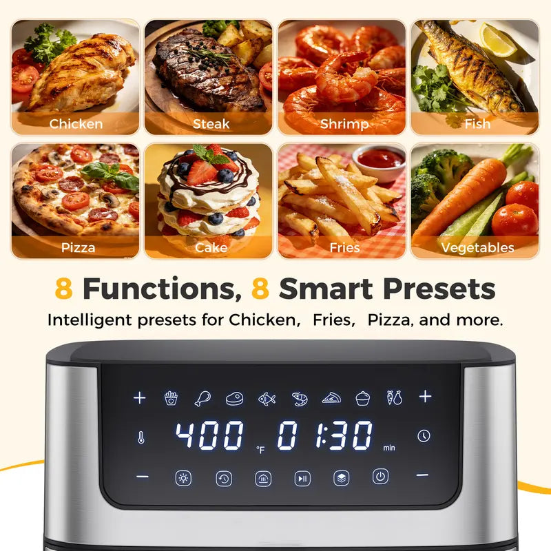 6.34QT Air Fryer | No Fuss Crispy Meals For Busy Families