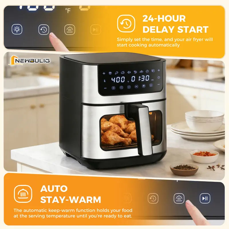 6.34QT Air Fryer | No Fuss Crispy Meals For Busy Families