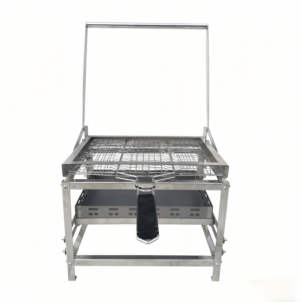 360° Rotating Adjustable Charcoal BBQ Grill