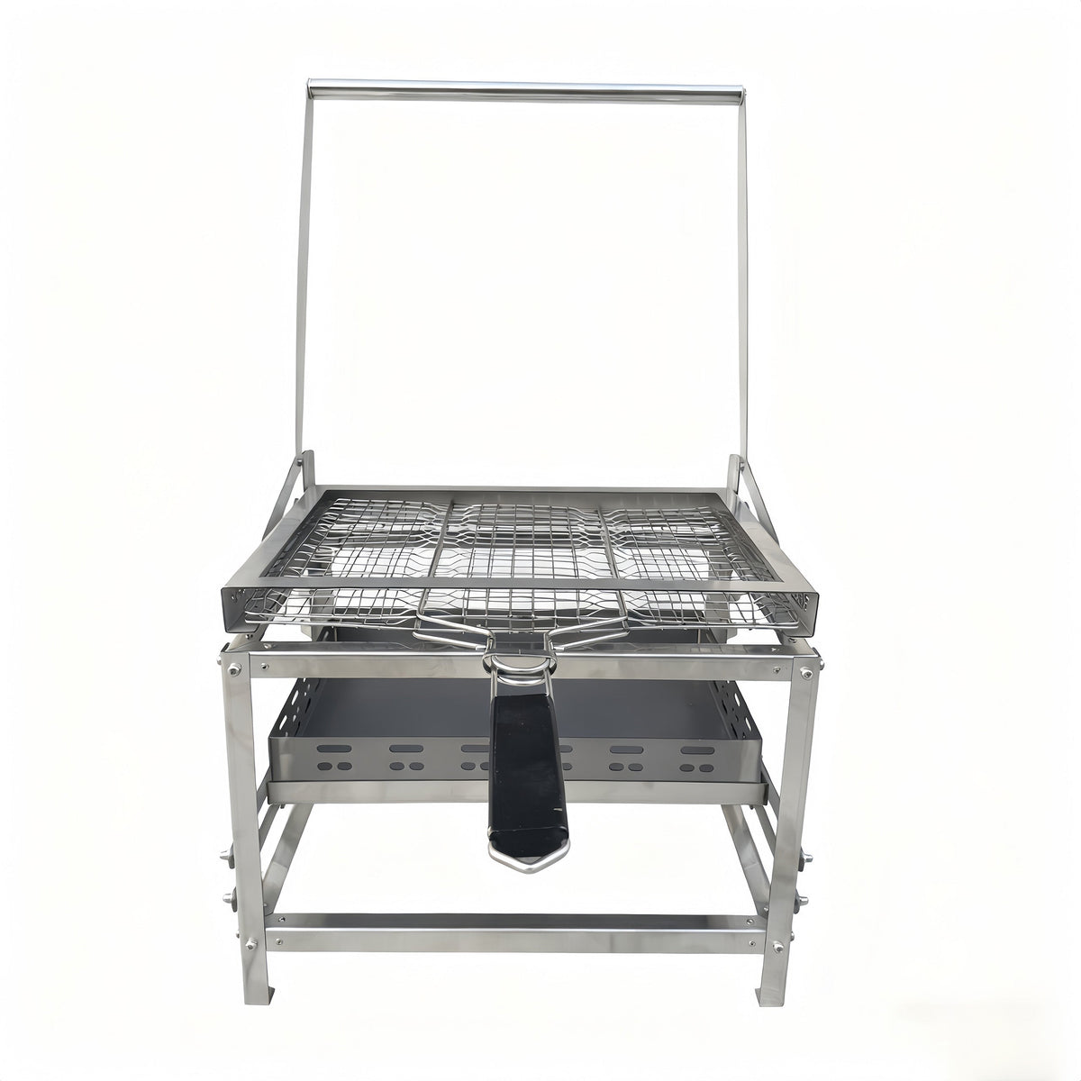 360° Rotating Adjustable Charcoal BBQ Grill