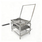 360° Rotating Adjustable Charcoal BBQ Grill